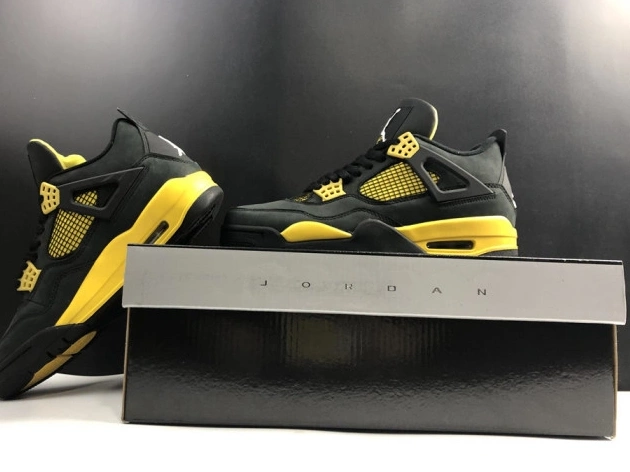 Rep TB Air 4 Retro Jordan Thunder 308497-008 0710